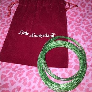 Green bangles bracelet
