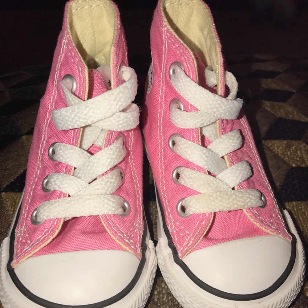 Pink Hi-Top Converse