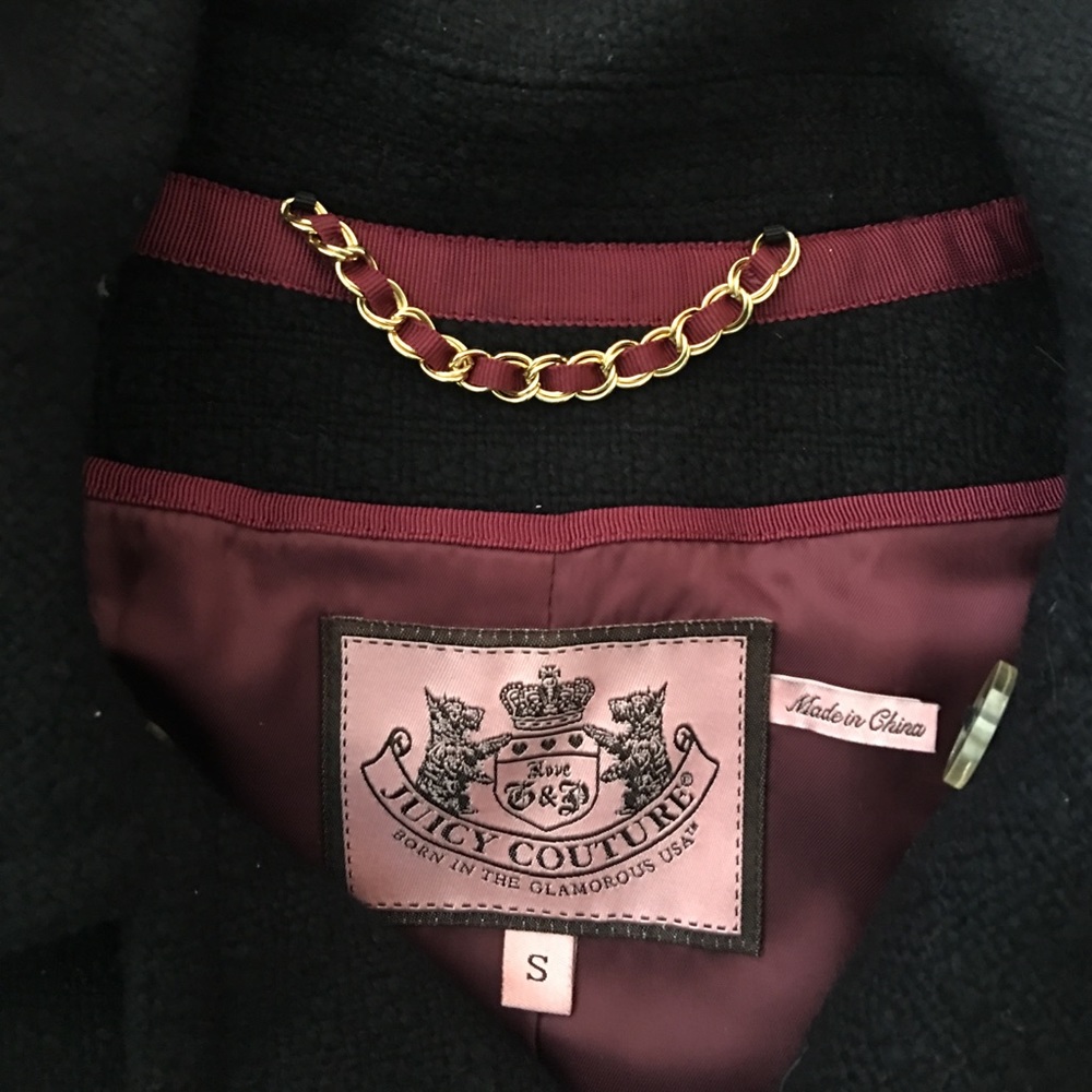 Juicy Couture small black coat
