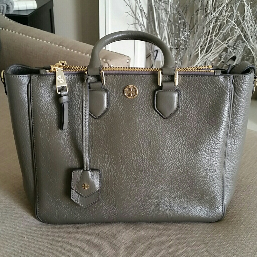 Tory Burch Robinson Double Zip Tote