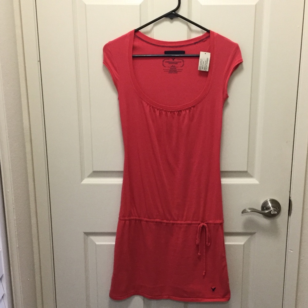 New American Eagle pink cotton dress