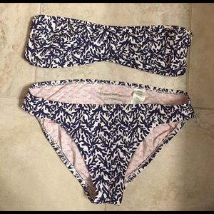 Lilly Pulitzer bandeau bikini