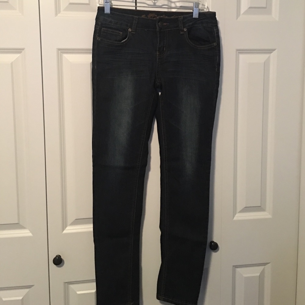 Wax skinny jeans
