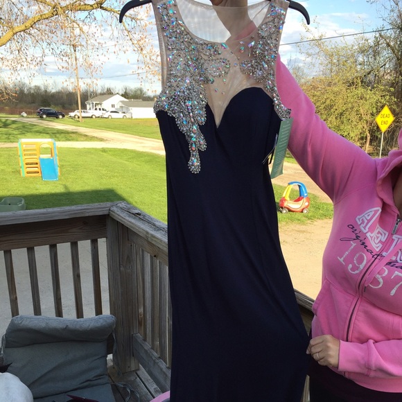 Navy Blue Prom/Homecoming Dress - Picture 2 of 3