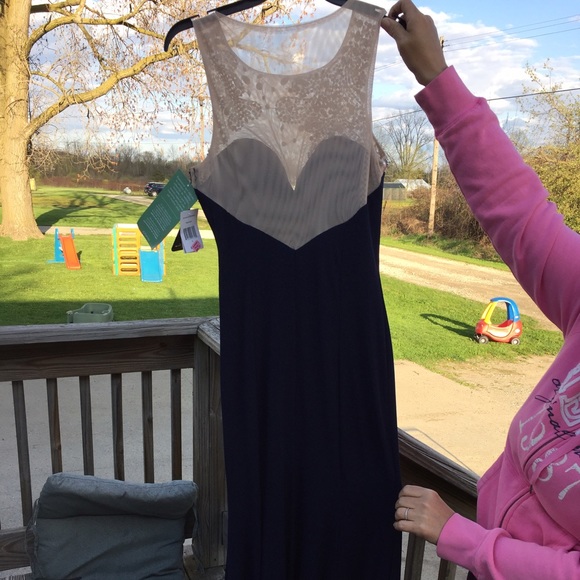 Navy Blue Prom/Homecoming Dress - Picture 3 of 3