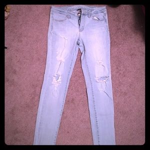 American Eagle light wash size 8