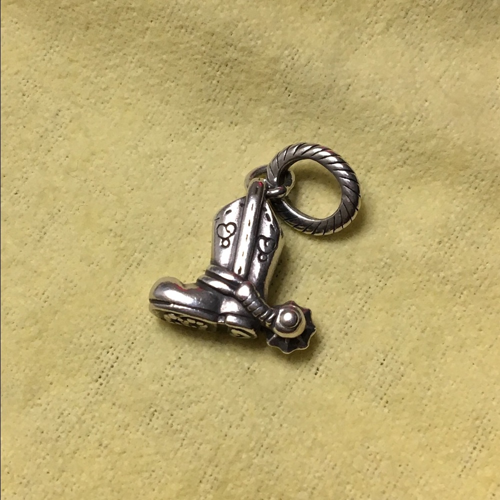Brighton Texas Cowboy Boot Charm