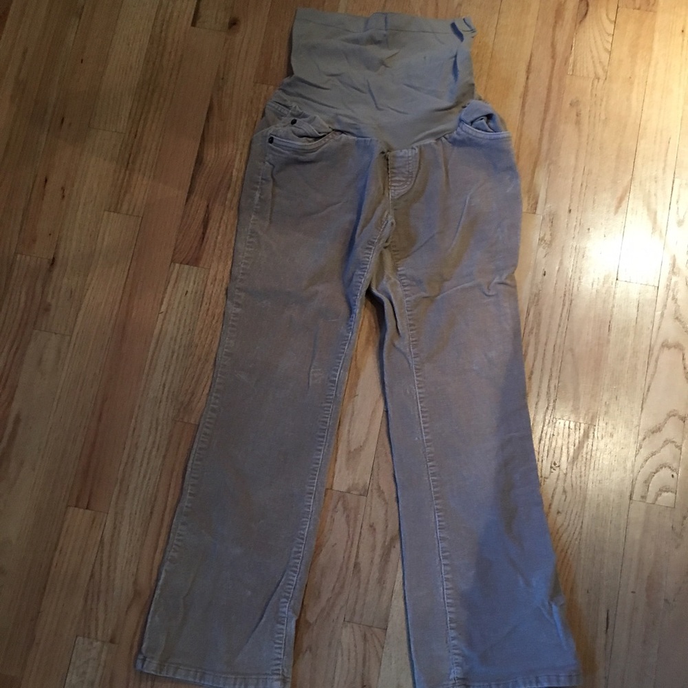 Motherhood Maternity Tan Corduroy Pants