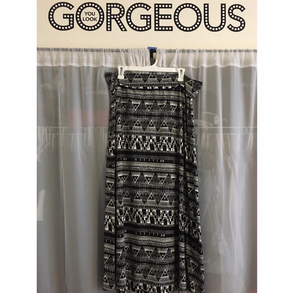 Tribal Maxi Skirt