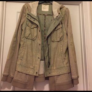 Khaki/light olive Free People Jacket