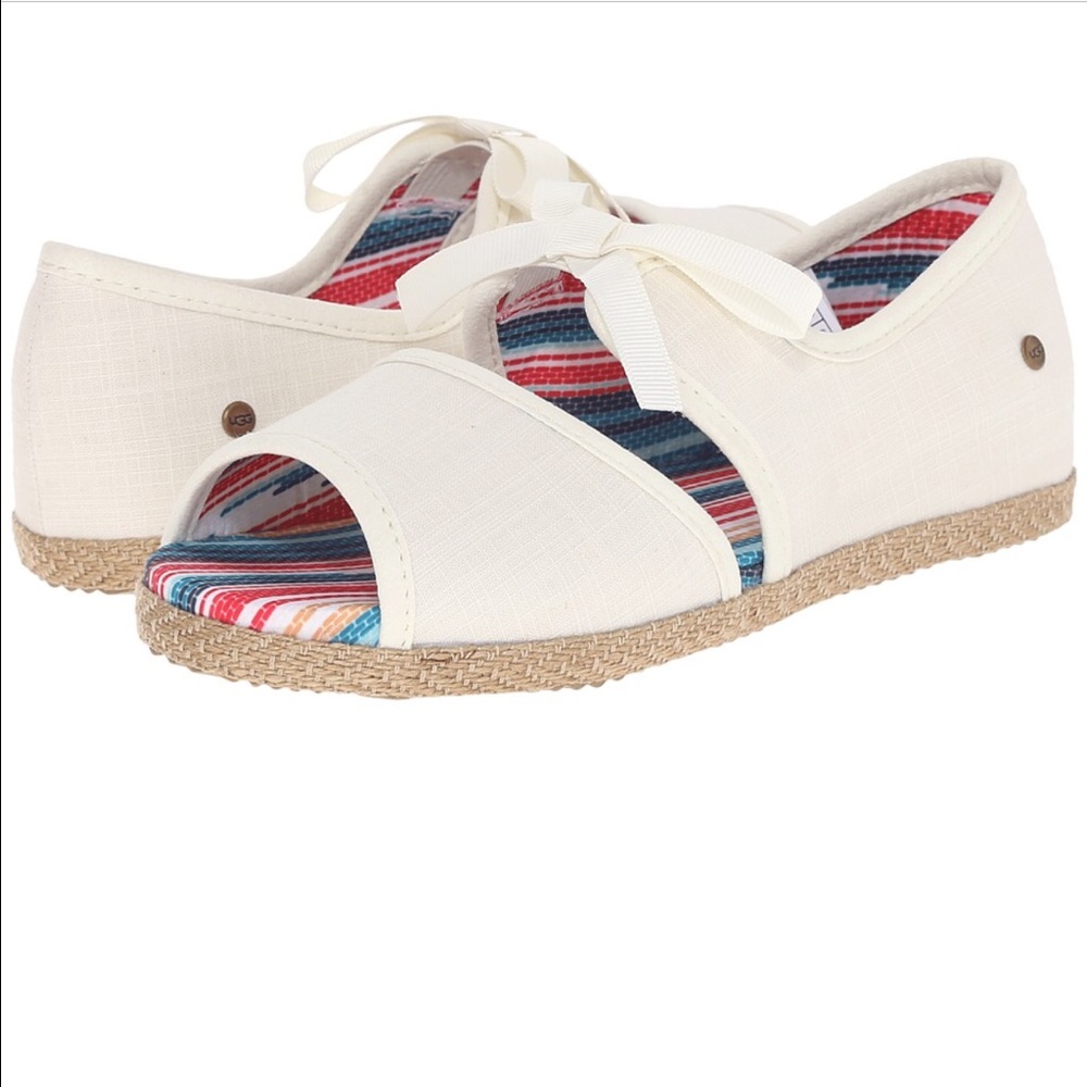 Like new Ugg Ashleen size 3 Antique white canvas