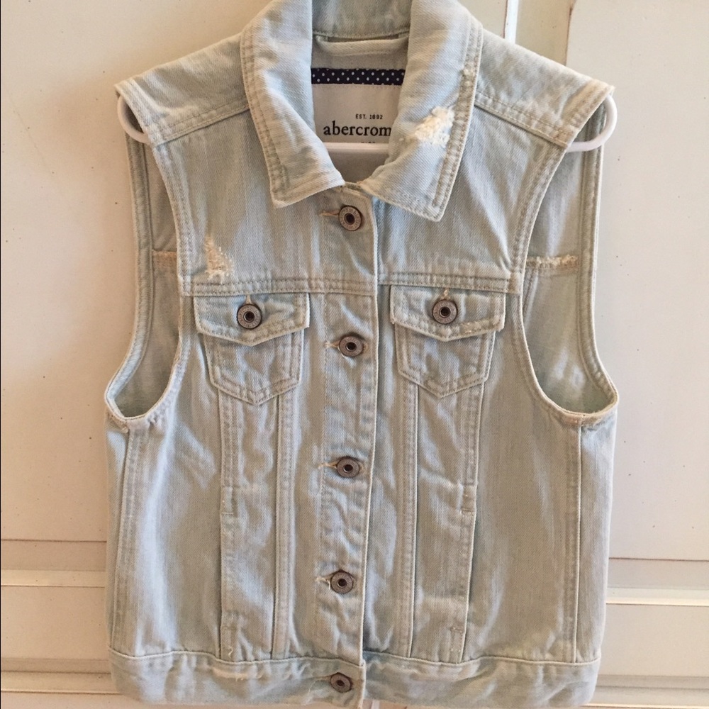 Denim vest (worn twice)