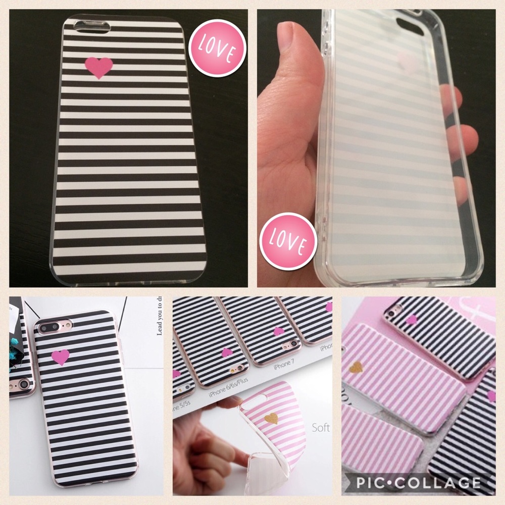 💕 Black & White Stripes iPhone Case 💕