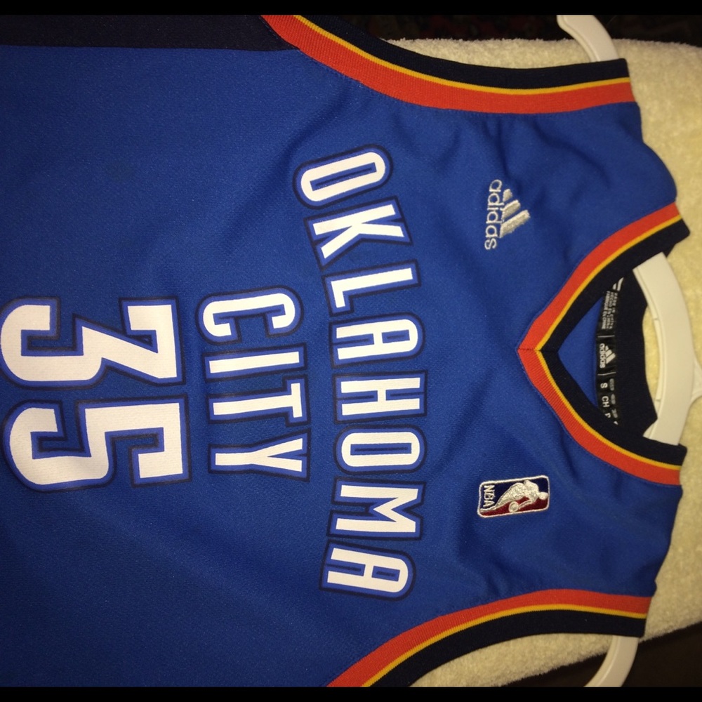 Adidas OKC Thunder basketball jersey