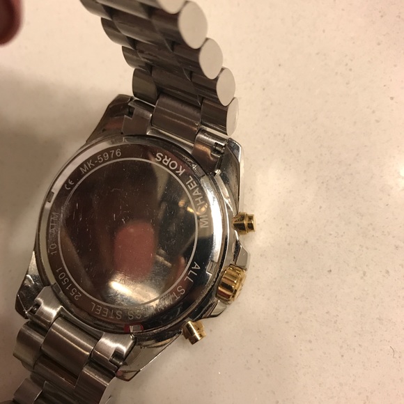 Mixed-Metal Michael Kors Bradshaw Watch - Picture 3 of 5