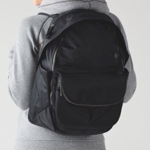 Lululemon all day backpack black with satchel