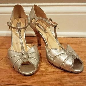 Rachel Simpson Bhldn Mimosa T-strap heels