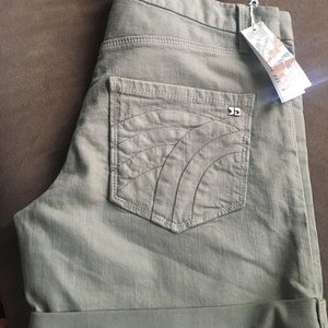 Joe sand color soft denim shorts. Brand new