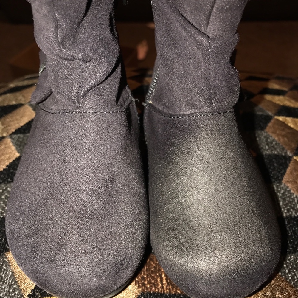 Black Toddler Girl Boots