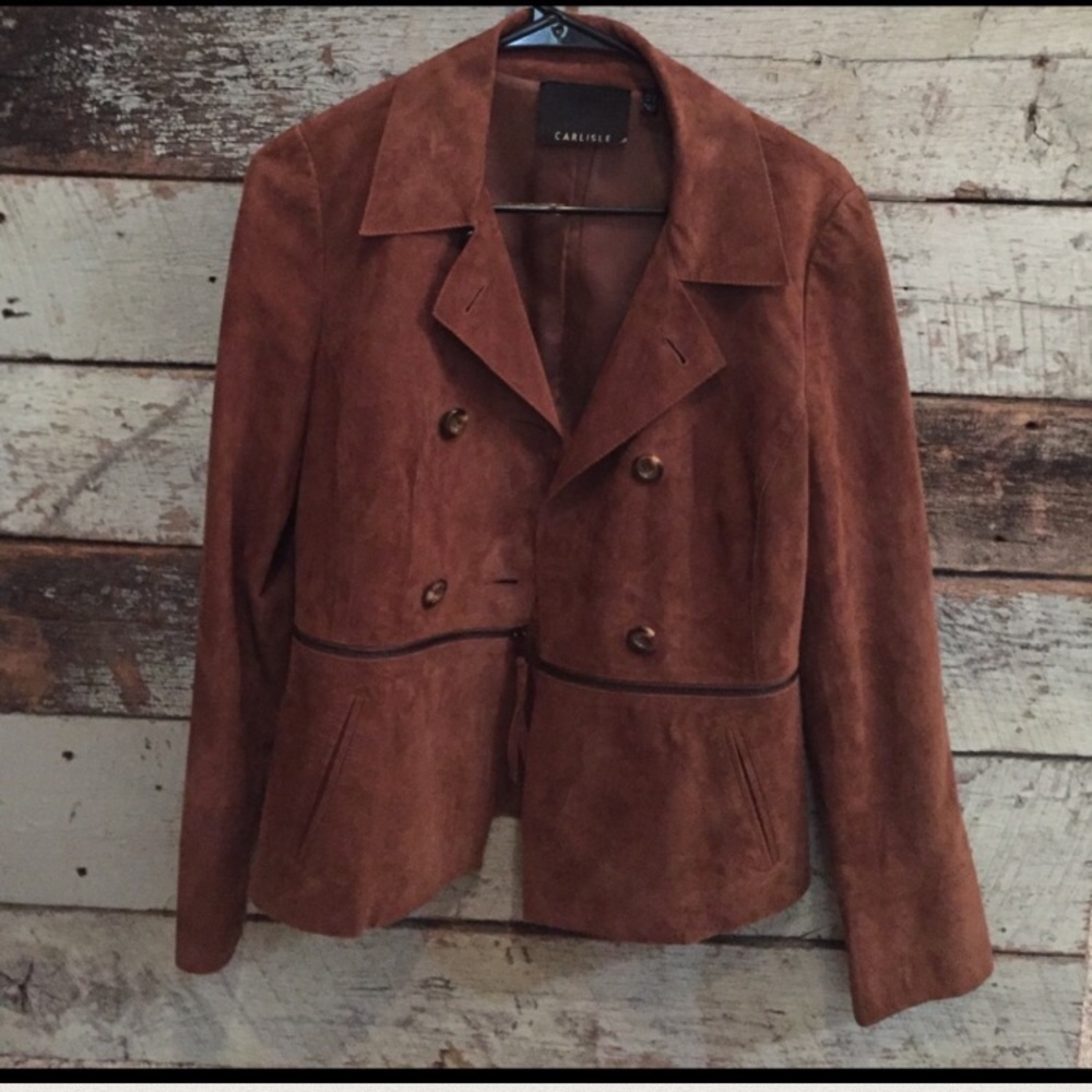 Women's suede carlisle jacket