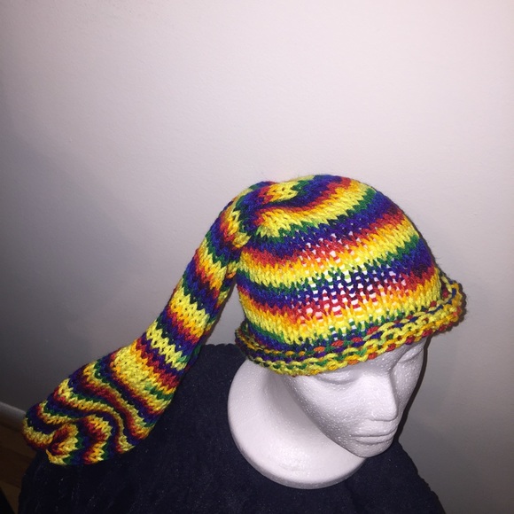 Multi color knitted hat - Picture 1 of 1