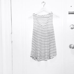 Splendid - grey stripe tank - SZ L