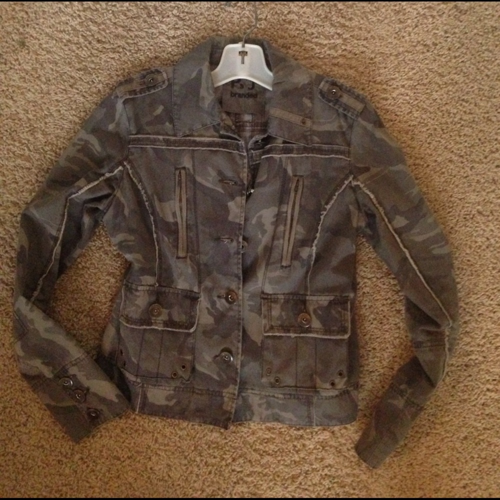 Camouflage Jean Jacket