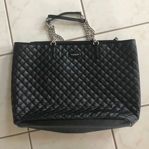 Coach Quilted Bag with Laptop Sleeve