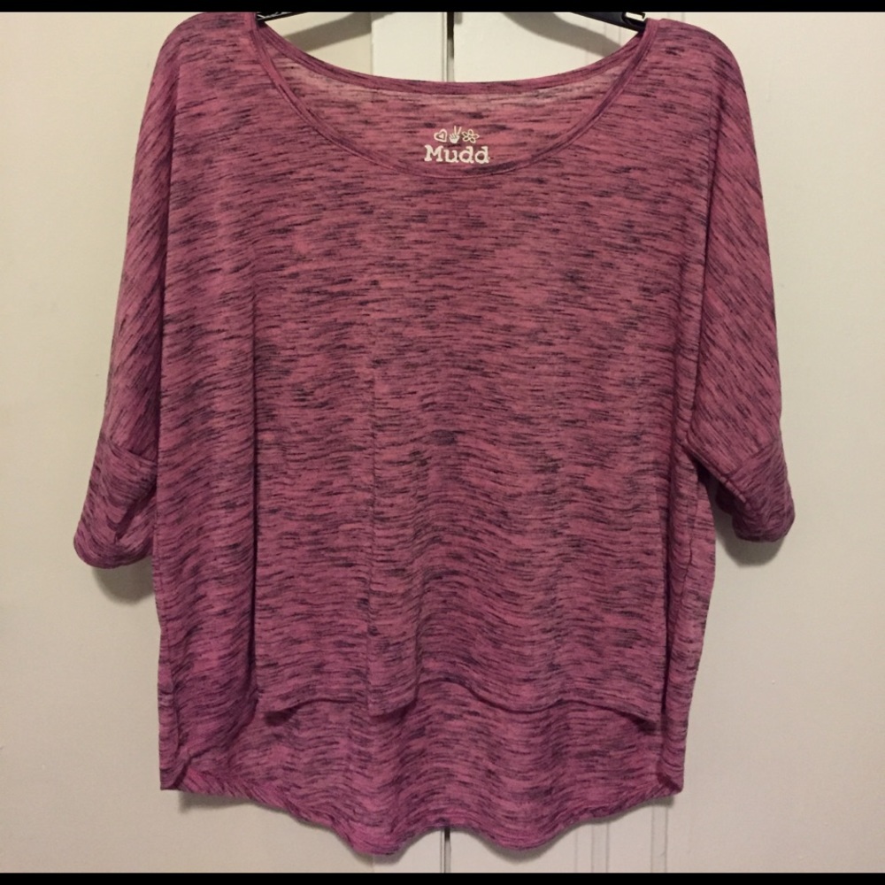 Pink quarter sleeve shirt