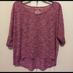 Pink quarter sleeve shirt