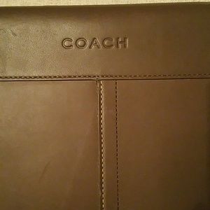 Coach notepad/portfolio