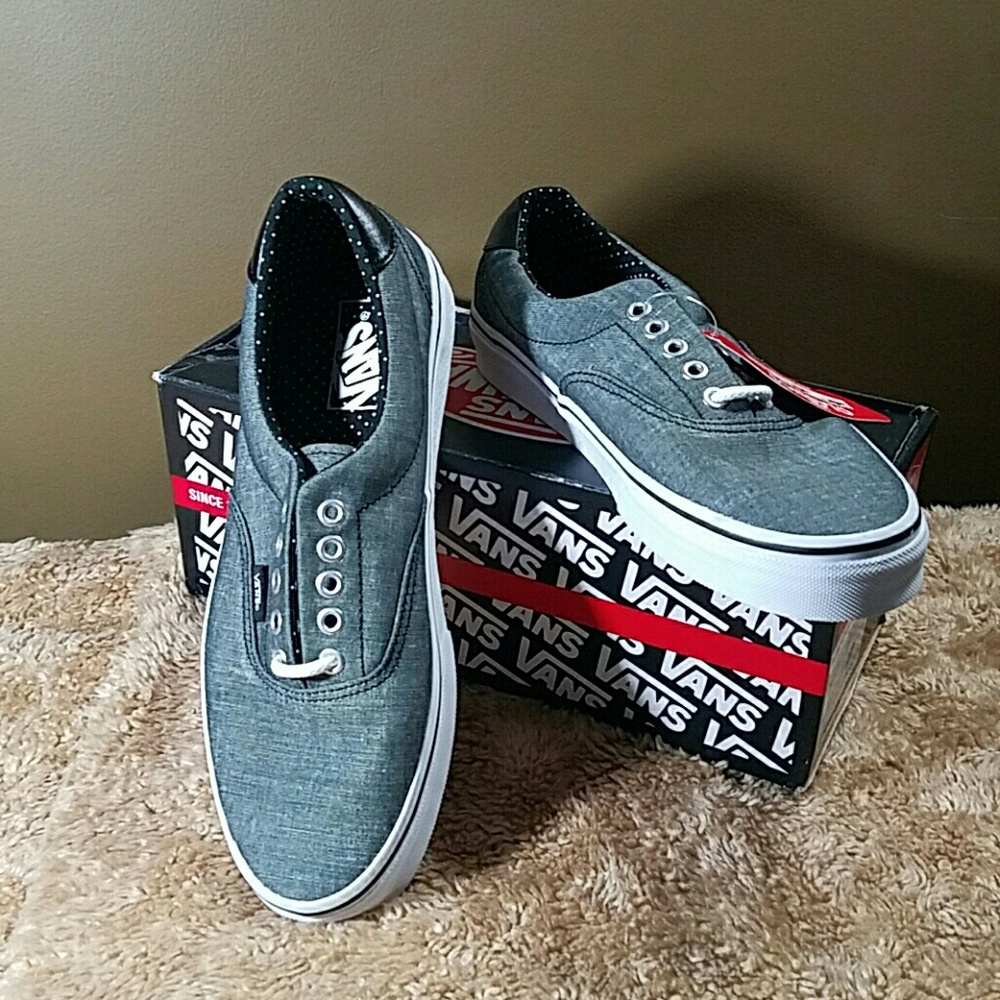 Vans Chambray Black - New In box