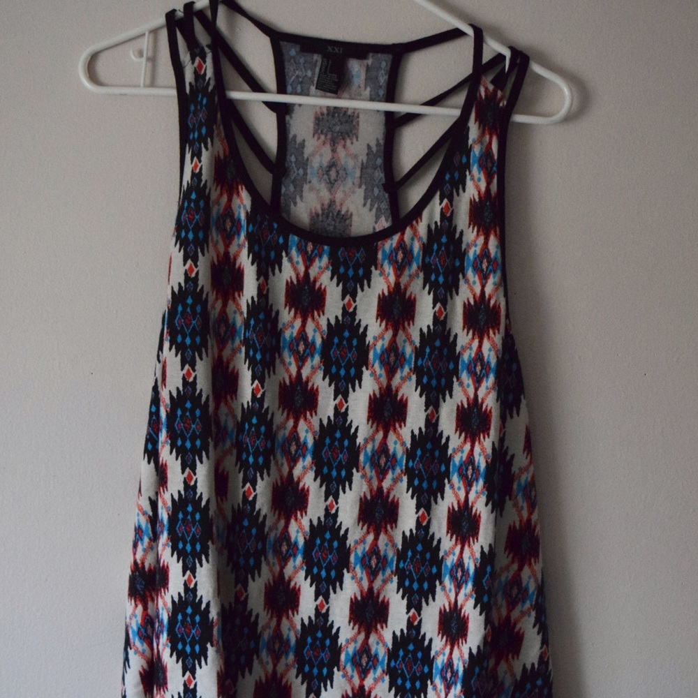 Tribal print tank top