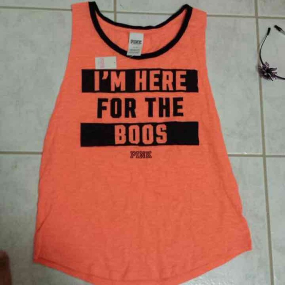 VA Pink Halloween tank-