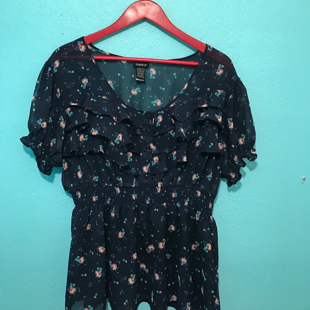 Sheer Torrid Blouse