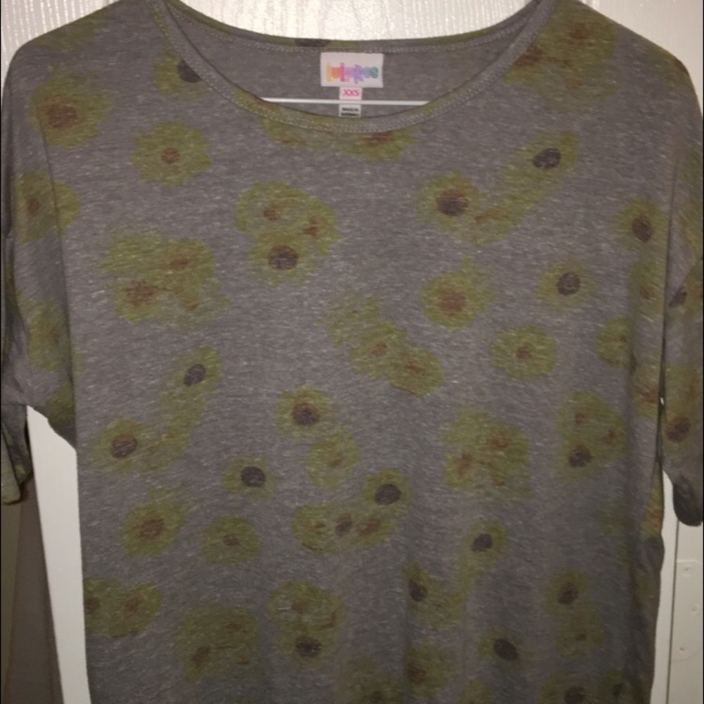Lularoe xxs sunflower t shirt