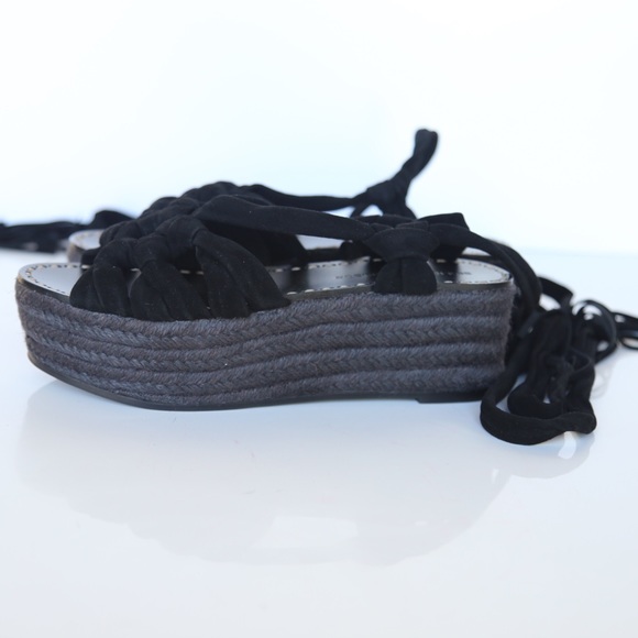 Sigerson Morrison Cosie espadrille wedge lace up - Picture 5 of 8