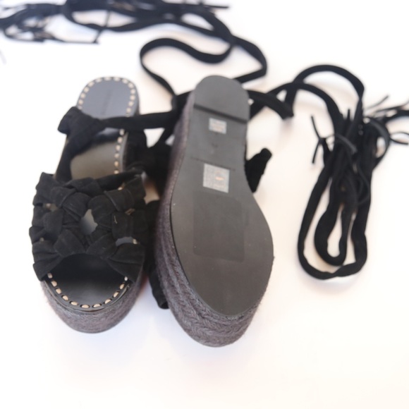 Sigerson Morrison Cosie espadrille wedge lace up - Picture 7 of 8