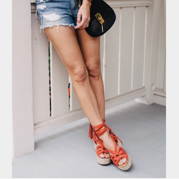 Sigerson Morrison Cosie espadrille wedge lace up - Picture 8 of 8