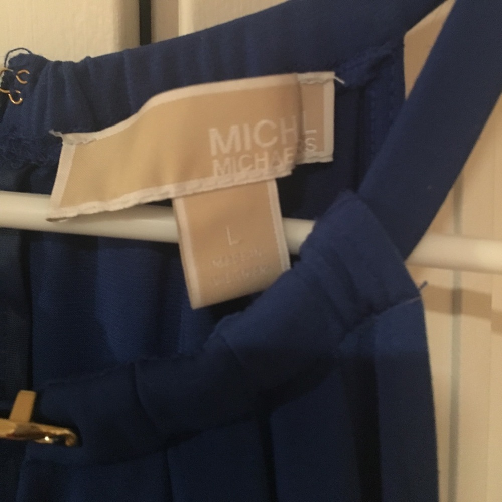 Michael Kors Assymetrical Hem Royal Blue Dress - Picture 3 of 4