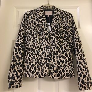 Banana Republic Leopard Blazer size 4