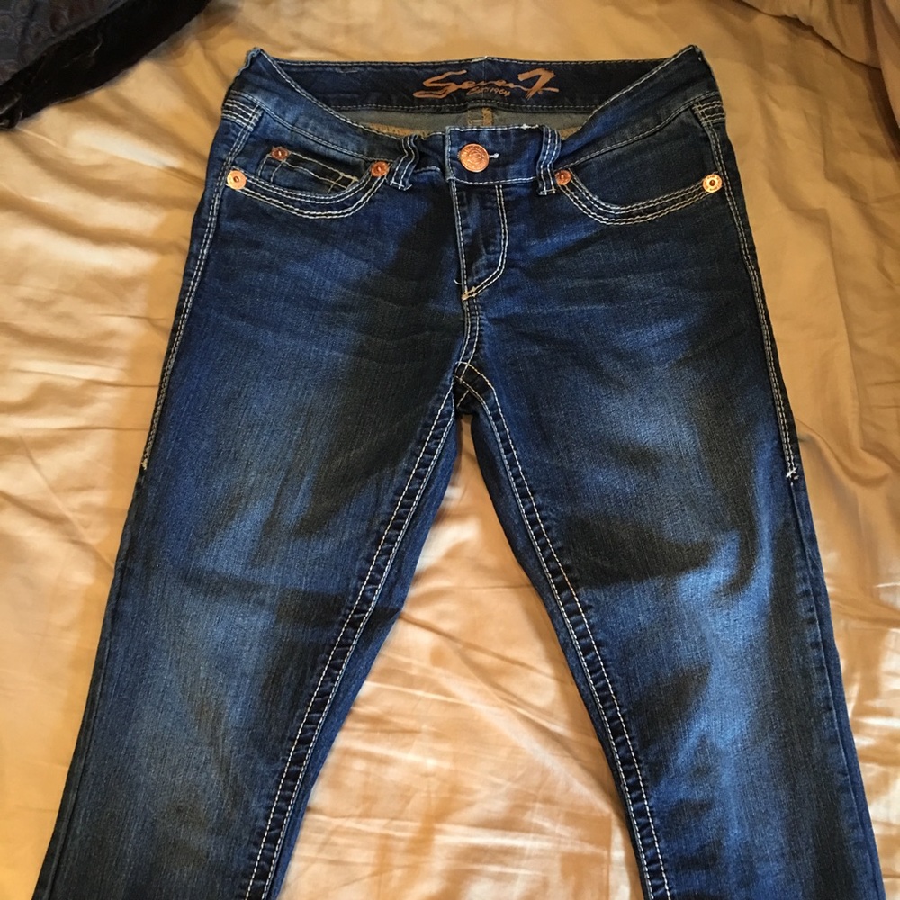 Seven skinny, ankle jeans