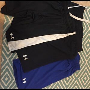 Set of 3 youth large basketball shorts