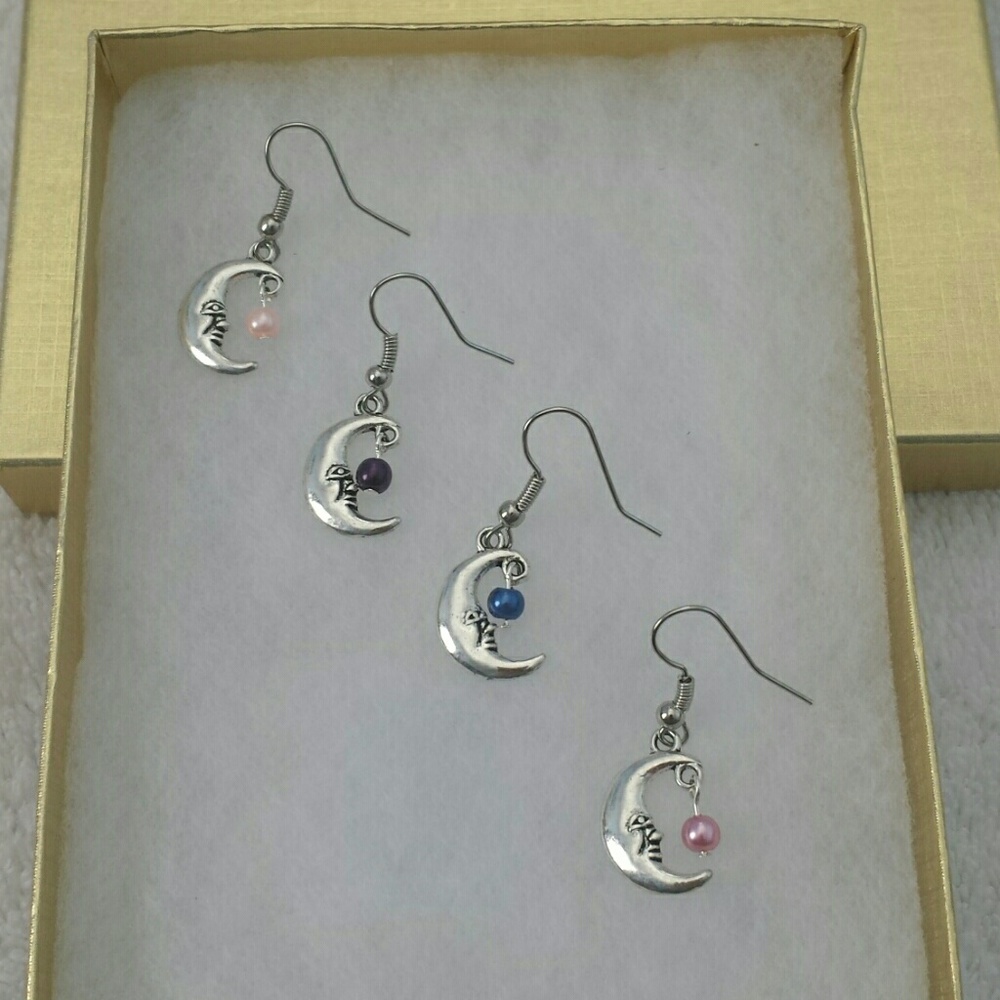 To the Moon Earrings