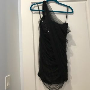 Bebe black sequin dress