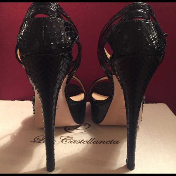 Lila Castellaneta Black Sandals - Picture 6 of 6