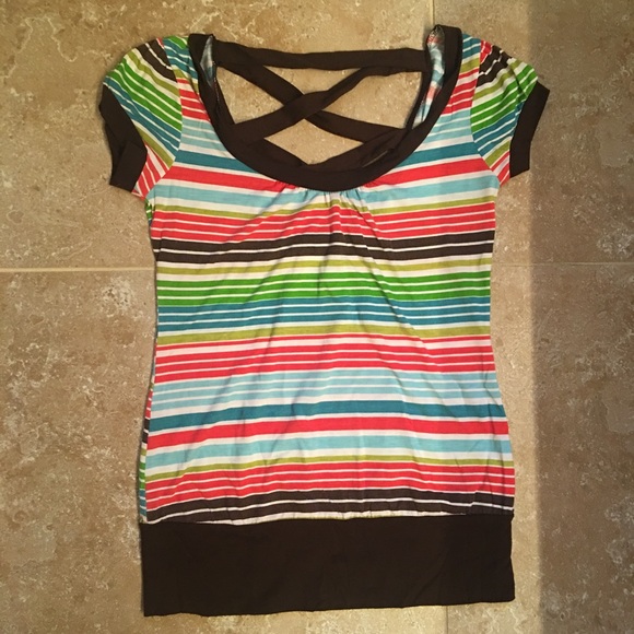 Fleurish Striped Top - Picture 1 of 2