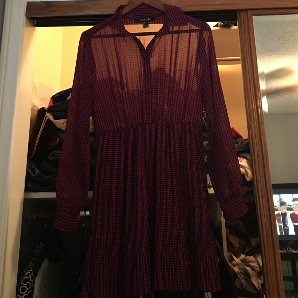 Mini sheer top dress