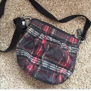 Plaid Coach Crossbody