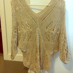 Beautiful macrame sweater!